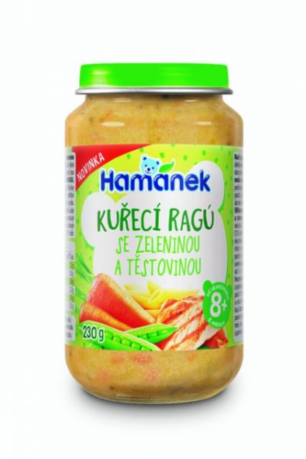 HAMÁNEK Kuřecí ragů se zeleninou a těstovinou 230 g