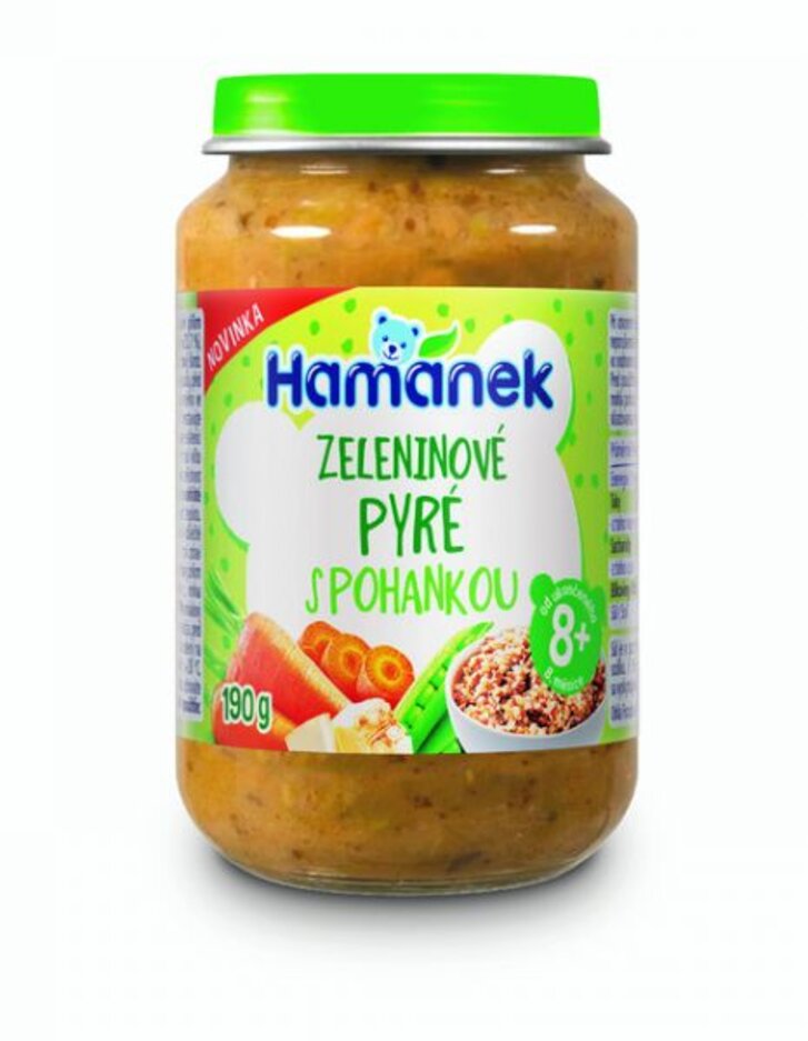 HAMÁNEK Zeleninové pyré s pohankou 190 g