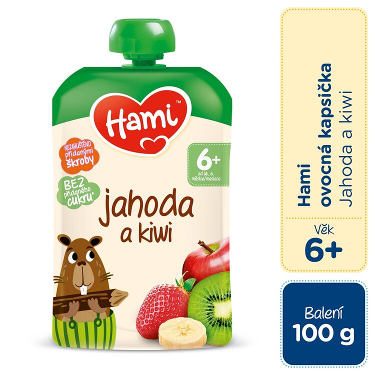 HAMI Kiwi jahoda a banán 100 g