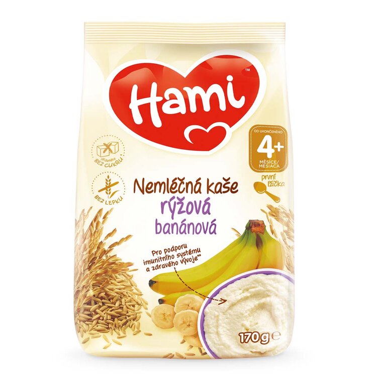 HAMI rýžová banánová 170 g