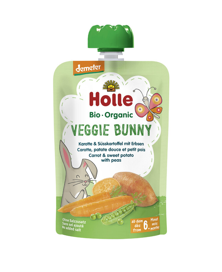 HOLLE Veggie Bunny Bio pyré mrkev
