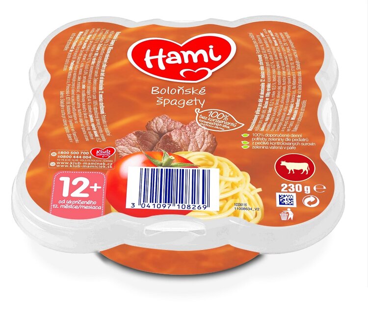 Hami Malý Gurmán Boloňské špagety 230 g