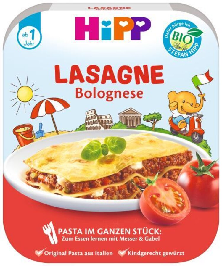 HiPP BIO Boloňské lasagne od 1 roku