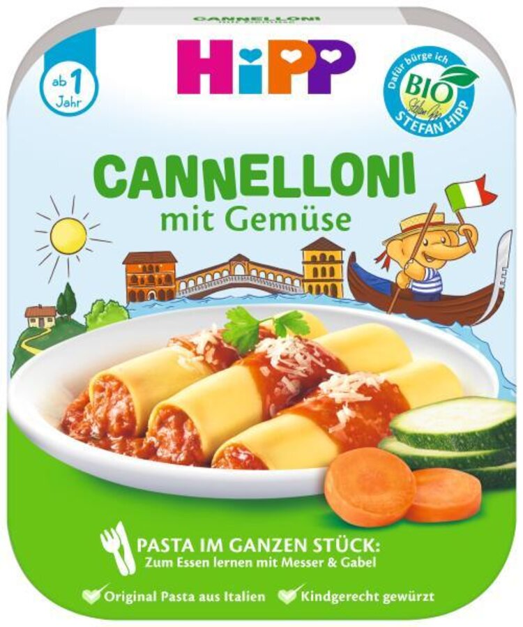 HiPP BIO Cannelloni se zeleninou od 1 roku