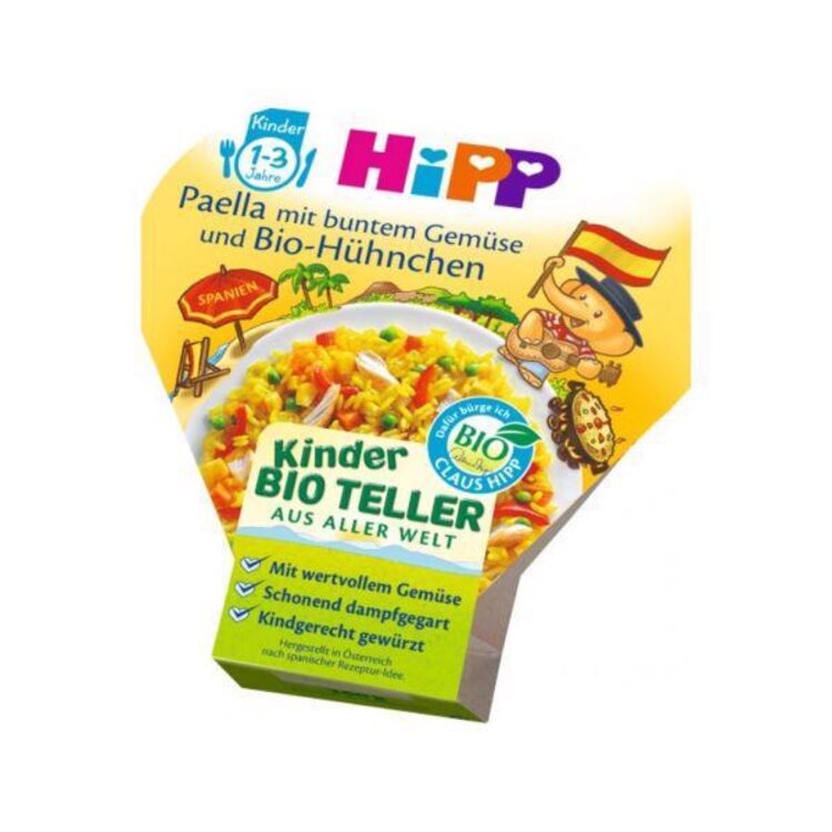 HiPP BIO Paella se zeleninou a kuřecím masem 250 g