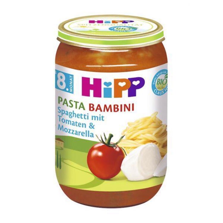 HiPP BIO Pasta Bambini - Rajčata se špagetami a mozarellou 220 g