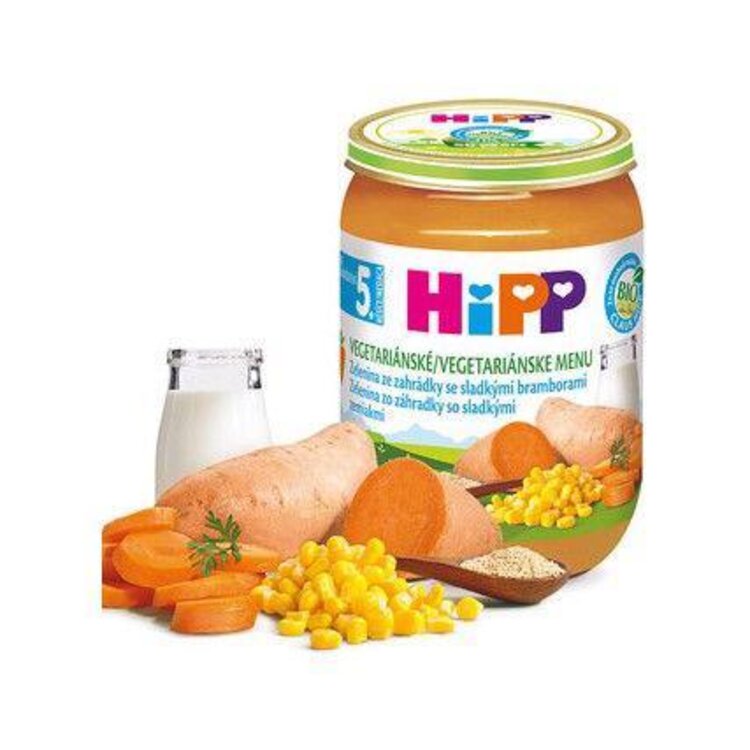 HiPP BIO Zelenina ze zahrádky se sladkými bramborami 190 g