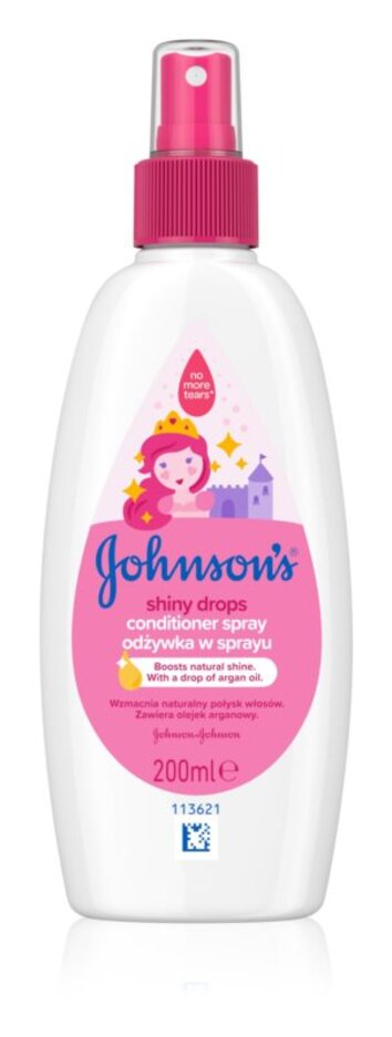 JOHNSON'S Shiny Drops kondicionér ve spreji 200 ml