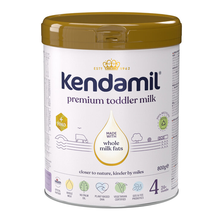 KENDAMIL Mléko batolecí Premium 4 HMO+ (800 g) 24m+
