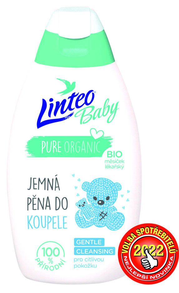 LINTEO BABY Dětská pěna do koupele Baby 425 ml