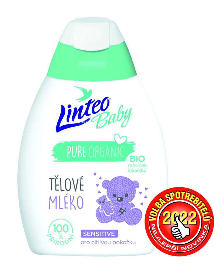 LINTEO BABY Dětské tělové mléko Baby 250 ml