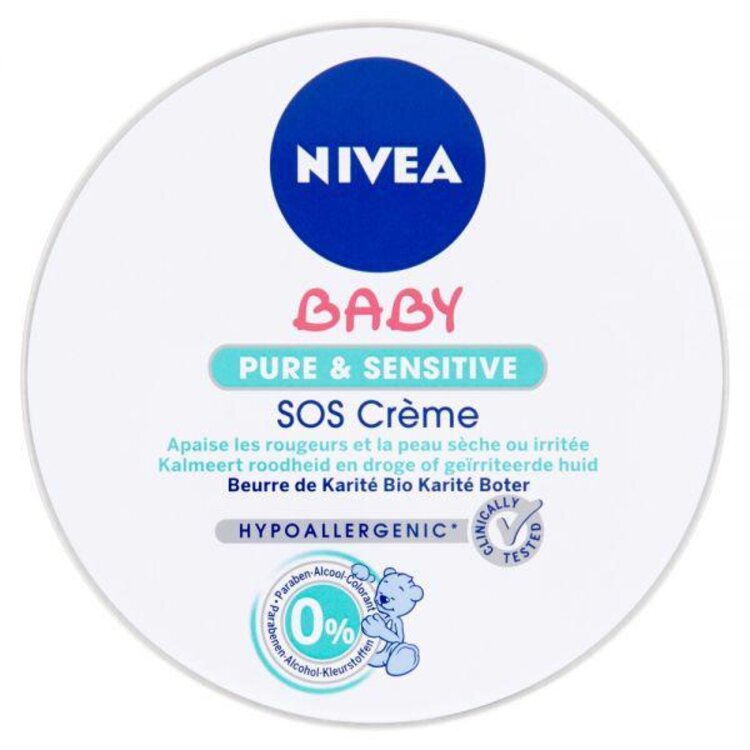 NIVEA Baby Pure and sensitive SOS krém (150 ml)