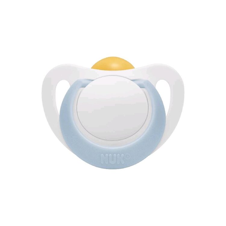 NUK Dudlík Star latex 0-6m. box modrý