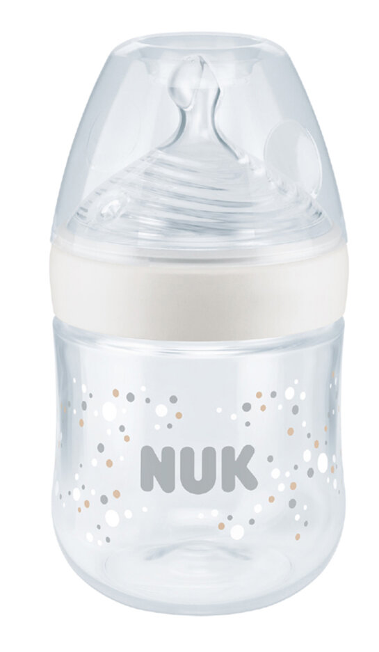 NUK Nature Sense láhev s kontrolou teploty 150 ml bílá