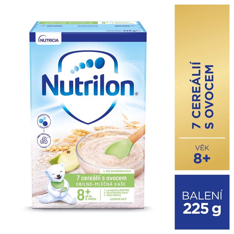 Nutrilon 7 cereálií s ovocem 225 g