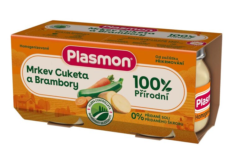 PLASMON Příkrm bezlepkový zeleninový s mrkví