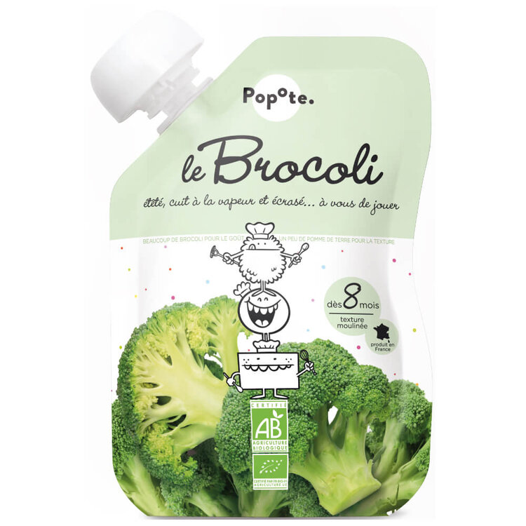 POPOTE Kapsička bio brokolice 120 g