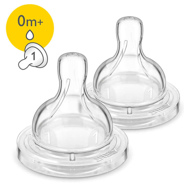 Philips AVENT Philips AVENT Dudlík Anti-colic/Classic+ 1 novorozenecký průtok