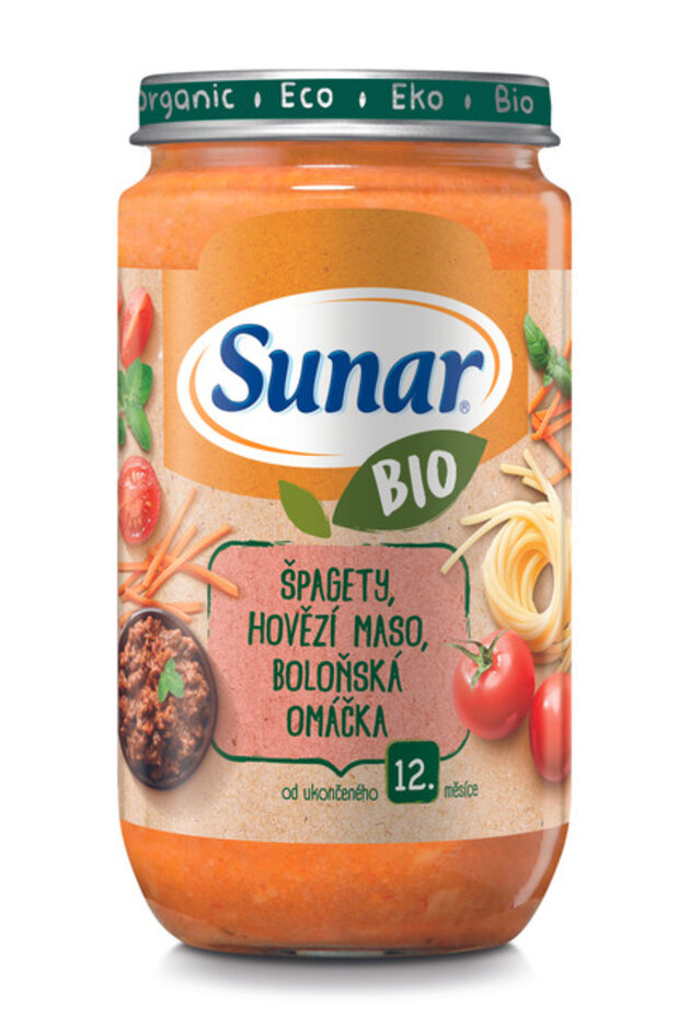 SUNAR BIO Boloňské špagety 235 g