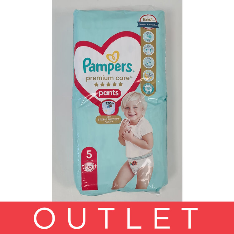 EXP: 02.11.2025 PAMPERS Premium Care Pants Kalhotky plenkové jednorázové 5 (12-17 kg) 52 ks