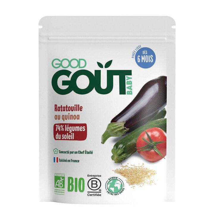 EXP: 30.08.2023 GOOD GOUT BIO Ratatouille s quinou 190 g