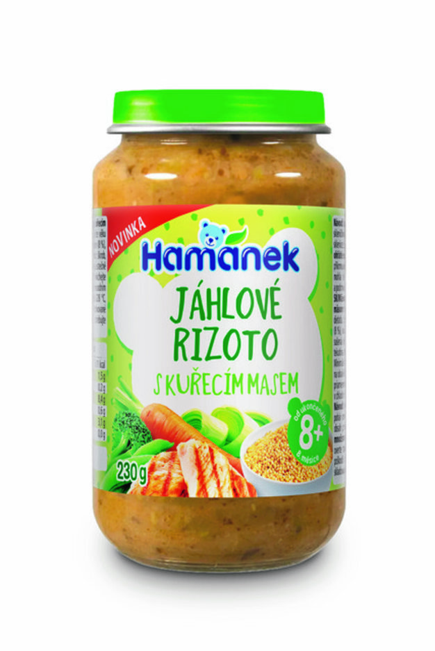 EXP: 31.08.2023 HAMÁNEK Jáhlové rizoto s kuřecím masem 230 g