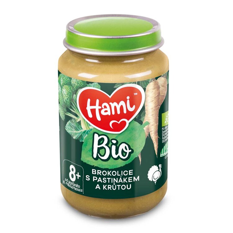 Hami Bio Brokolice s pastinákem a krůtou 8m+ 190 g