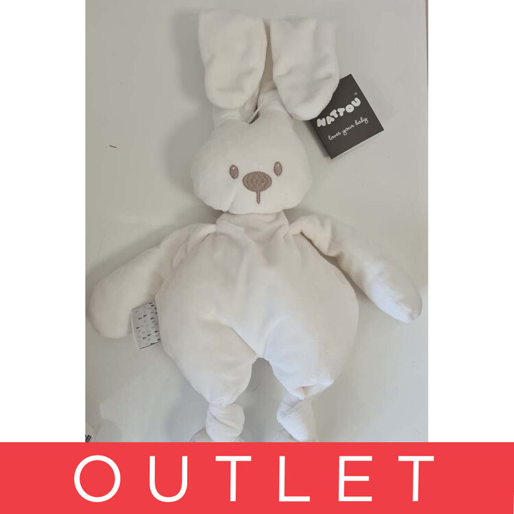 NATTOU Hračka plyšová zajíček Lapidou cuddly white 36 cm