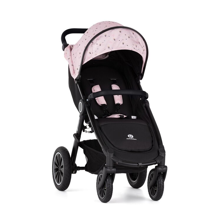 PETITE&MARS Kočárek Street+ Air Black + Stříška Limited 100 Tenderness