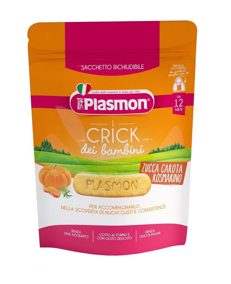 PLASMON Sušenky zeleninové Crick dýně
