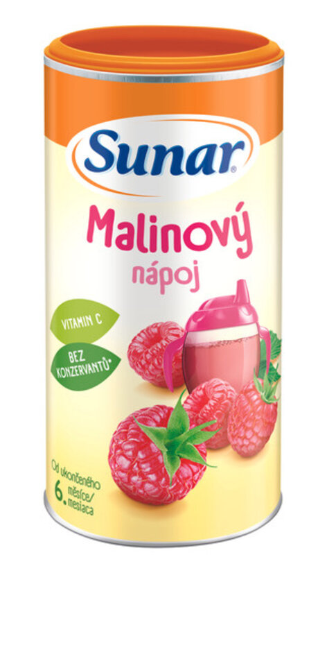 SUNAR Nápoj rozpustný malinový 200 g