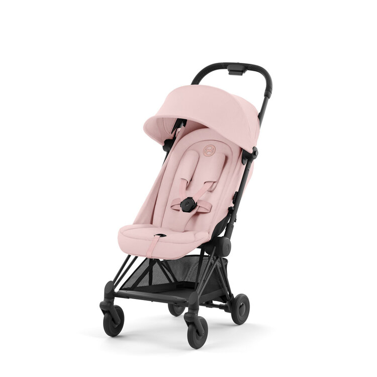 CYBEX Kočárek golfový Coya Matt Black Peach Pink