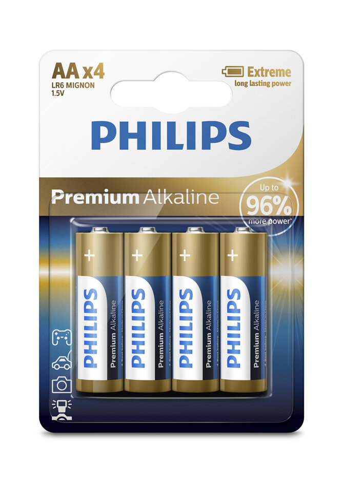 PHILIPS Baterie LR6M4B/10