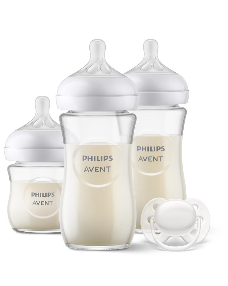 Philips AVENT Novorozenecká startovní sada Natural Response skleněná SCD878/11