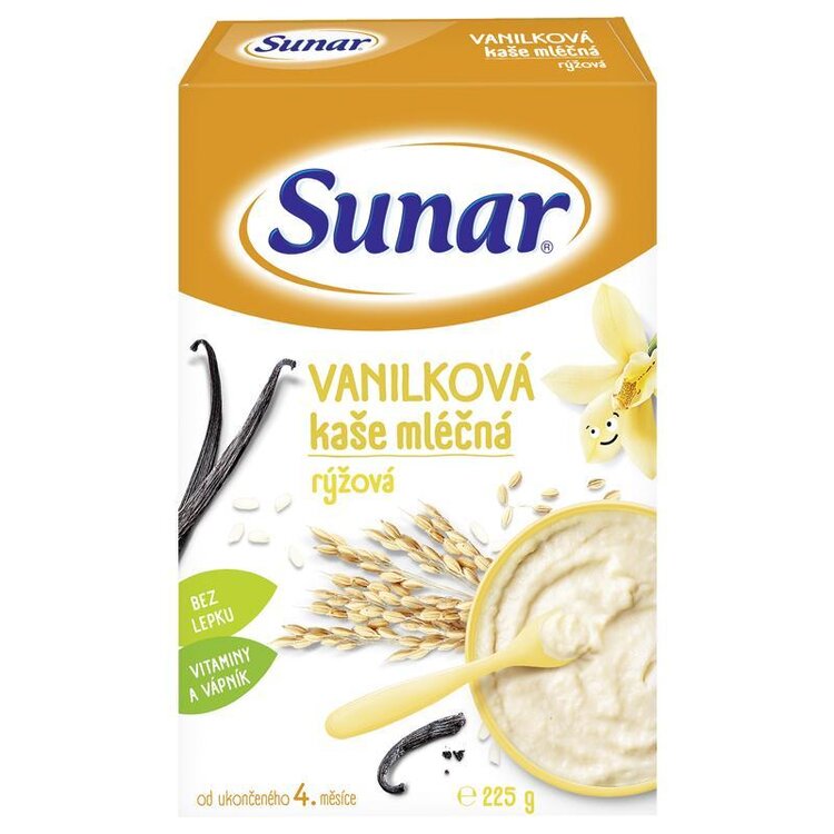 Sunar SUNÁREK Vanilková kašička 225 g