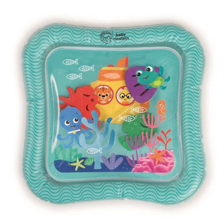 BABY EINSTEIN Podložka vodní 40x40 cm Sensory Splash™ 0m+