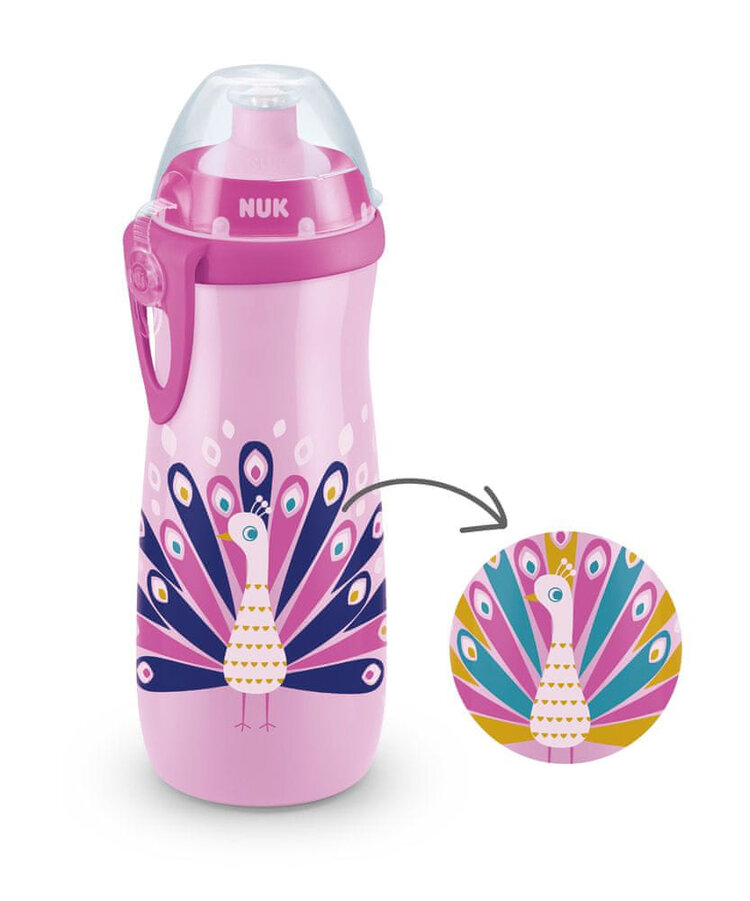 NUK FC Láhev Sports cup Chameleon 450 ml - holka
