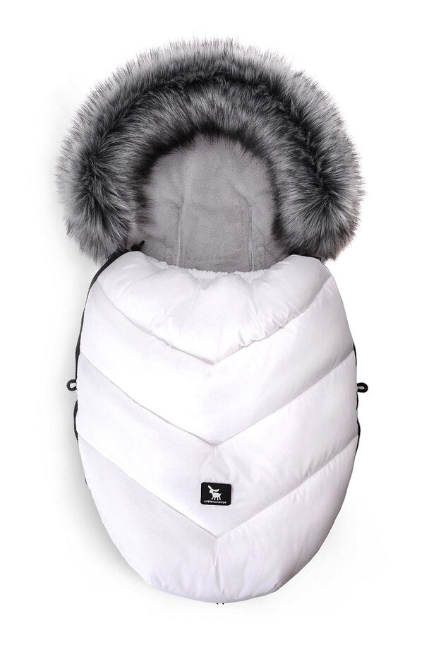 COTTONMOOSE Fusak do kočárku Moose MINI Yukon White