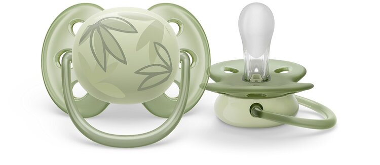 Philips AVENT Šidítko Ultrasoft Premium 0-6m zelená