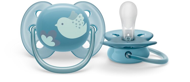 Philips AVENT Šidítko Ultrasoft Premium 6-18m modrá