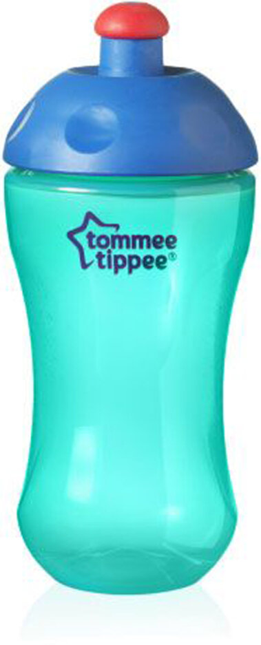 TOMMEE TIPPEE Sportovní láhev 300 ml 36m+ Basic - Tyrkysová