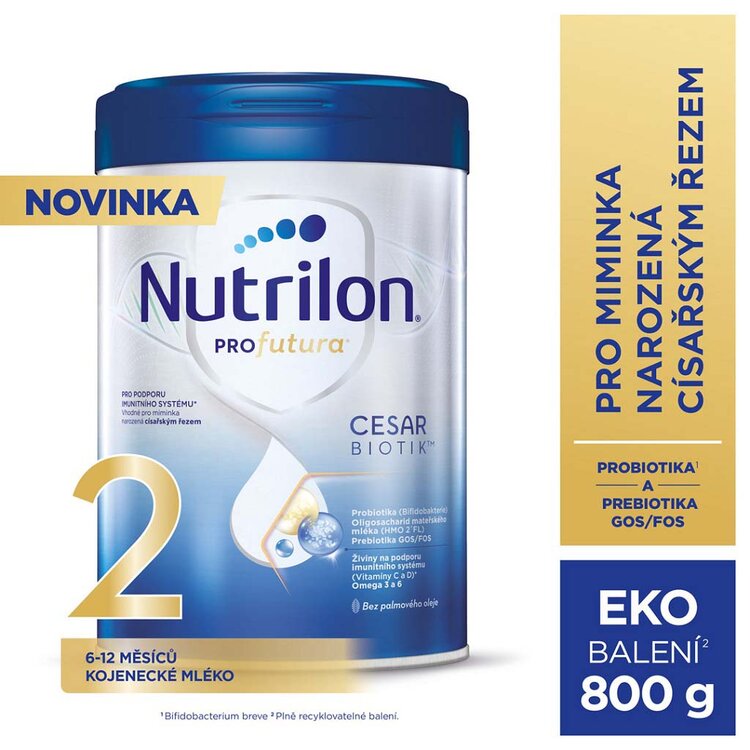 EXP: 09.12.2023 NUTRILON Profutura CESARBIOTIK 2 kojenecké mléko 800 g