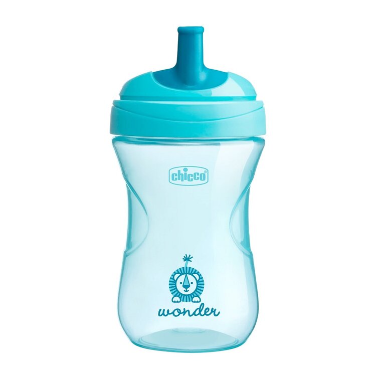 CHICCO Hrneček Advanced s brčkovým náustkem 266 ml zelený 12m+