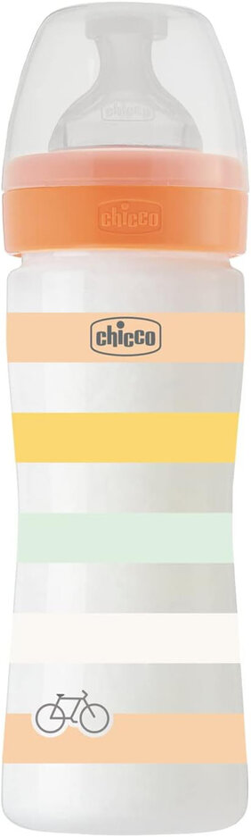 CHICCO Láhev kojenecká Well-being silikon 250ml uni