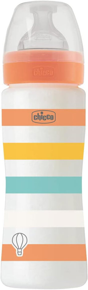 CHICCO Láhev kojenecká Well-being silikon 330ml uni