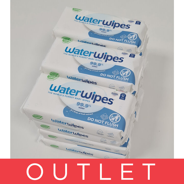 EXP: 06/2025 12x WATERWIPES Vlhčené ubrousky bez obsahu plastů 60 ks ( 720 ks )