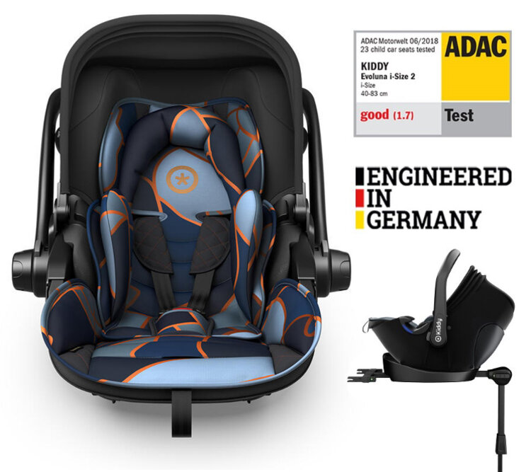 KIDDY Autosedačka Evoluna i-size 2 + Isofix základna 40-83 cm Urban Camo