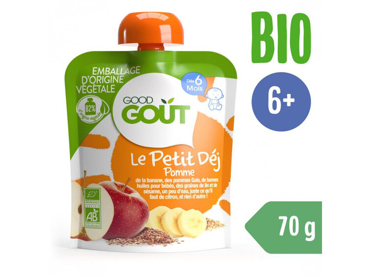 EXP: 29.02.2024 GOOD GOUT BIO Jablečná snídaně 70 g