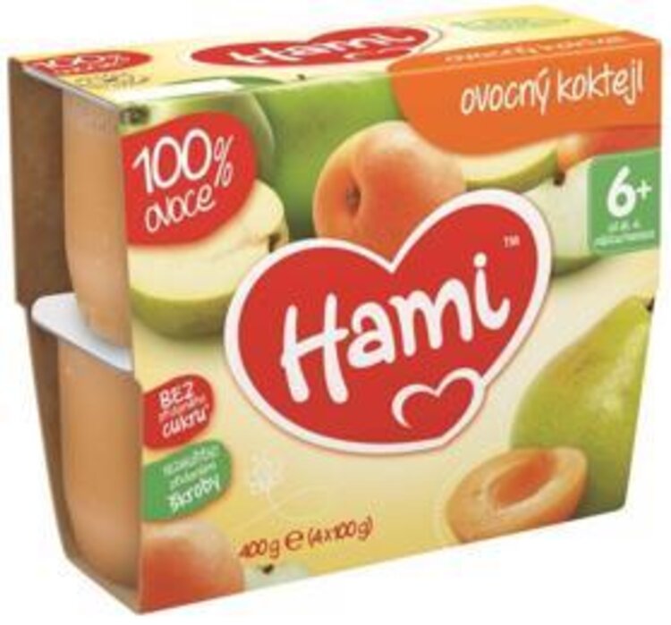 Hami Ovocný koktejl 4 x 100 g