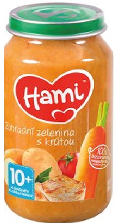 Hami Zahradní zelenina s krůtou 250 g